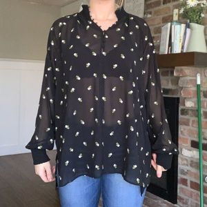 Cabi Sheer shirt